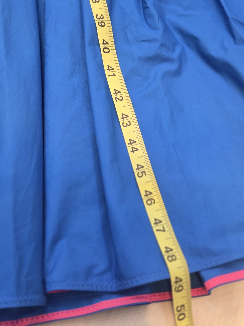 Roksanda Cobalt Blue Pleated w/ Pink Trim | N Bell-Sleeve NWT Midi Dress Size 4 - Picture 16 of 16